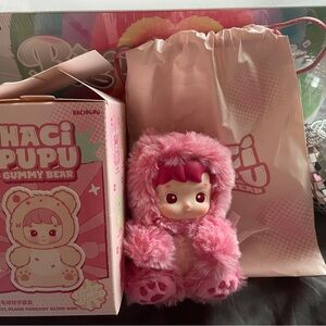 Pink Cherry Haci Pupu Gummy Bear Plush Toy